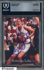 Rebecca Lobo " HOF 17 " Signed 1995 Classic Rookies BGS BAS AUTO