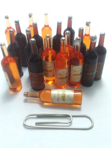 20X Miniature Dollhouse Alcohol Bottles mix for Dollhouse Decoration. - Picture 1 of 8