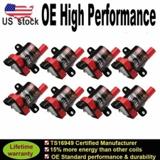 8 Pack Ignition Coil for Chevy Silverado 1500 2500 GMC 5.3L/6.0L/4.8L UF262 D585