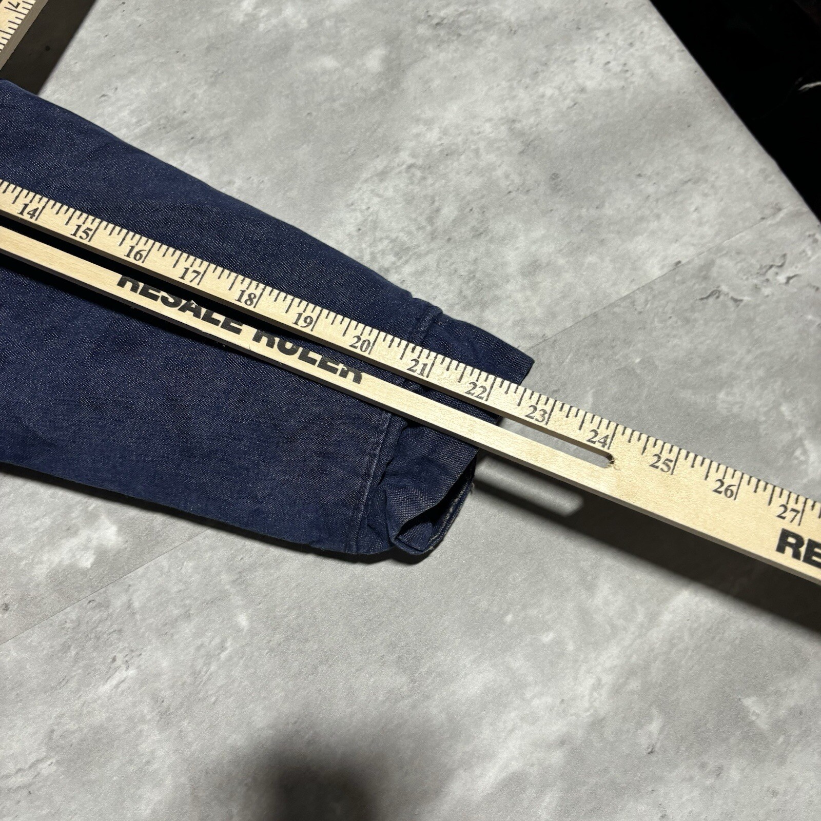 Vintage Wrangler Chore Jacket Men's 42 Blue Denim Blue Bell Blanket Lined USA*