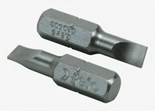 Felo 0715710264 Slotted 5/32in x 1in Bits on 1/4in stock - 2 per pkg