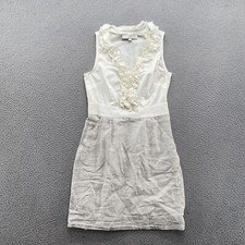 Ann Taylor Loft Women’s V Neck Sleeveless Metallic Dress in Size 2