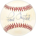 Paul Foytack Autographed Signed Official AL Baseball Detroit Tigers