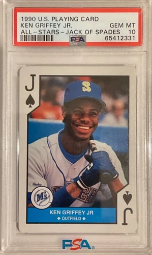 1990 U.S. Playing Card - All-Stars — Ken Griffey Jr. — 2nd Year — 💎 MINT PSA 10