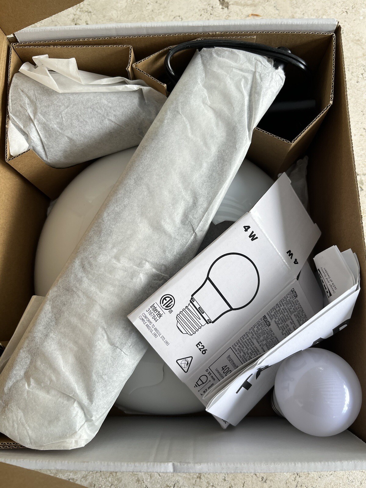 Ikea TÅGARP Tagarp Floor Uplight Lamp Uplighter Black/White 71" New eBay