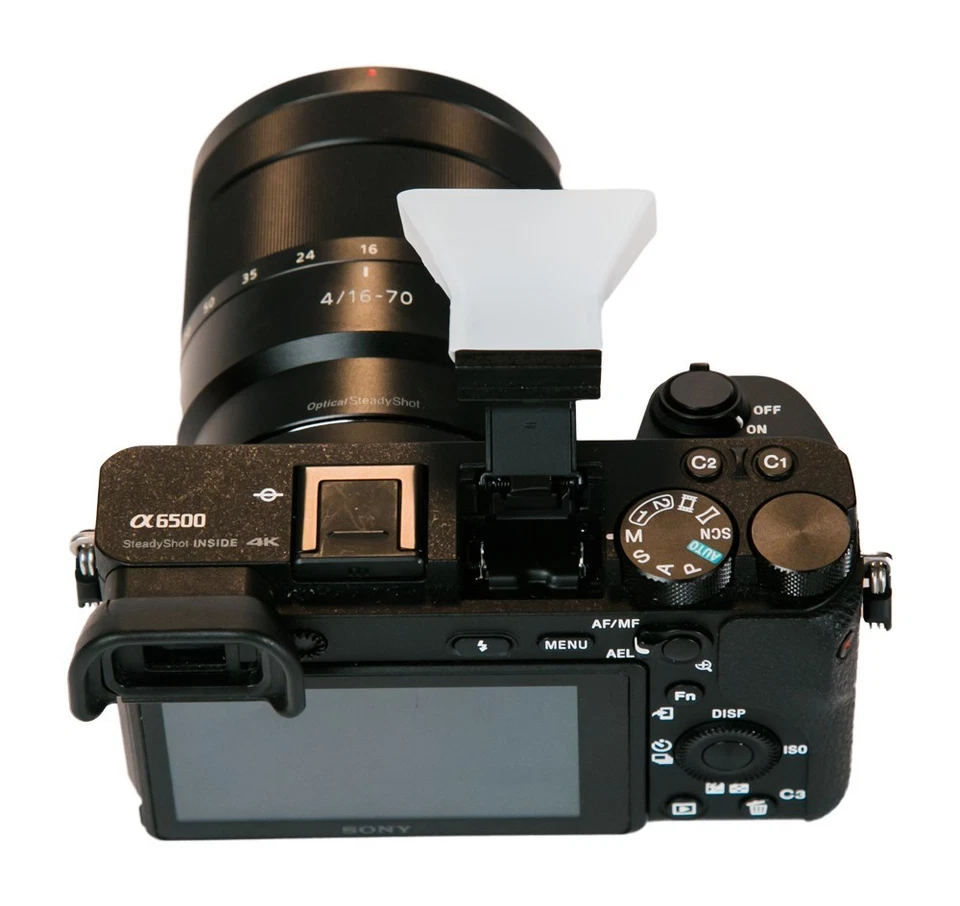 3D Flex Flash The NEST MiCRO Pop-up Flash Diffuser Sony Alpha a6000 a6300 a6500 - Image 4 of 4