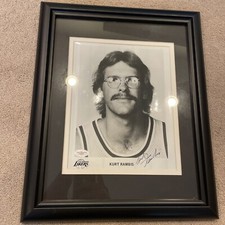 Kurt Rambis Signed Autographed 8X10 Photo Lakers JSA Certified PRO FRAMED Rare