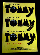 The Who Tommy Broadway Show Handbill Flyer for Portland Performances 1996 Z4