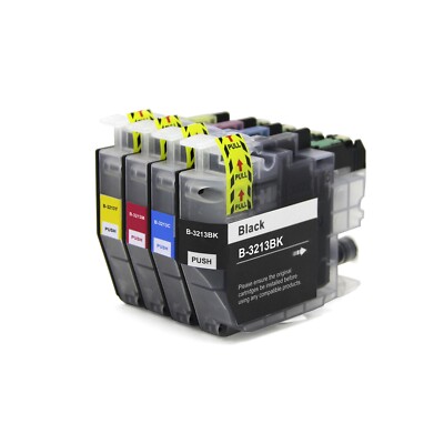 4er Set passend für LC3213 XL LC3211 Brother Patronen DCP-J 572 DW 772 DW 774 DW