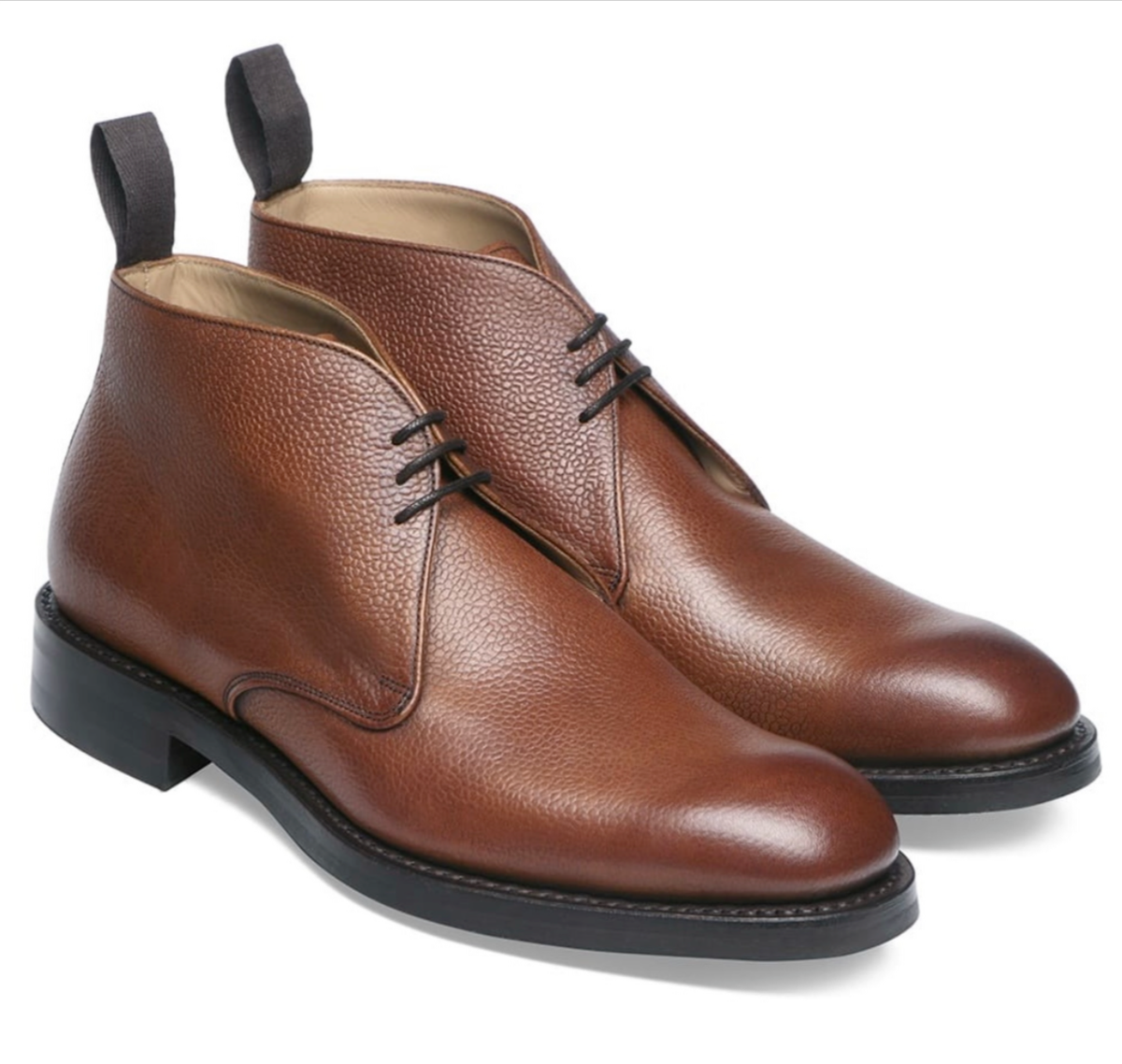 Joseph Cheaney Jackie III Chukka Boots Mahogany Grain UK 8.5 Joseph Cheaney Jackie III Chukka Boots Mahogany Grain UK 8.5