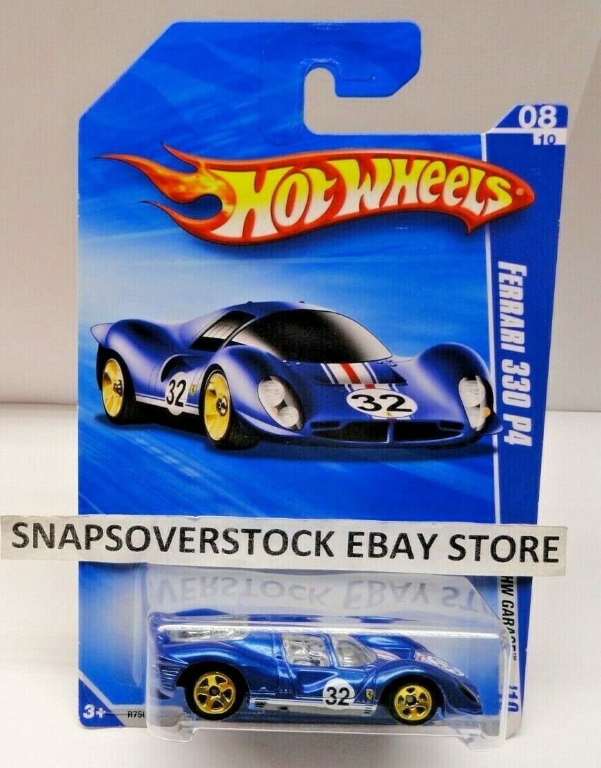 2010 HOT WHEELS BLUE FERRARI 330 P4, HW GARAGE #8/10, HW #76, VHTF