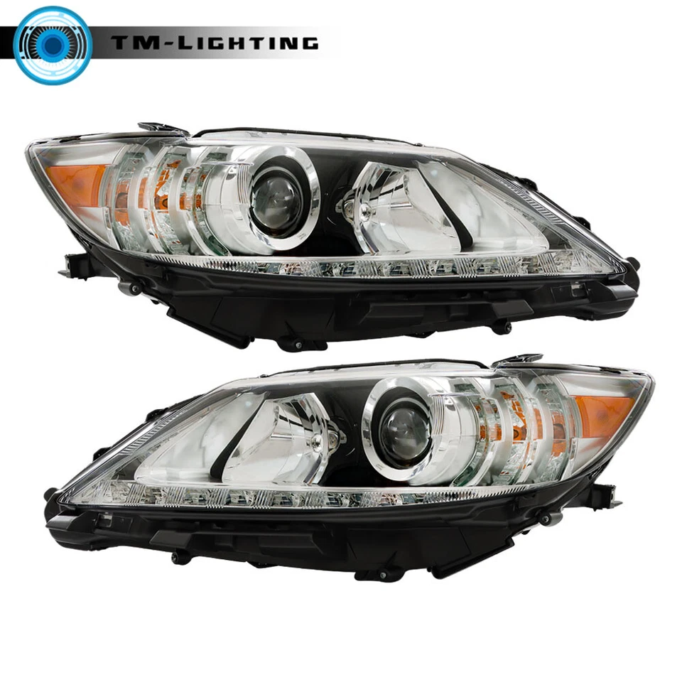 For 2013-2014 15 Lexus ES300H ES350 Pair Headlights Right&Left Side HID Headlamp - Image 2 of 4
