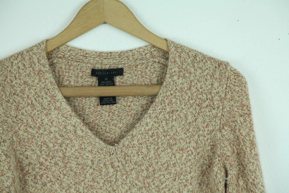 Suéter Vintage S M Y2K Cuello en V Pullover Preppy Academia Granola Niña Mínimo Años 90 Foto 2 de 4