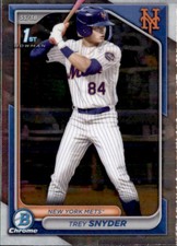 2024 BOWMAN DRAFT CHROME 1ST NEW YORK METS - TREY SNYDER #BDC-138