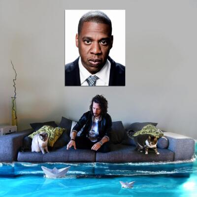 V2804 Jay-Z Portrait Rapper Hip-Hop Music Rap Decor WALL POSTER