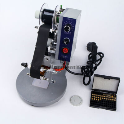 Manual Hot Stamping Machine Ribbon Coding Date Batch Character Code Printer DY-8