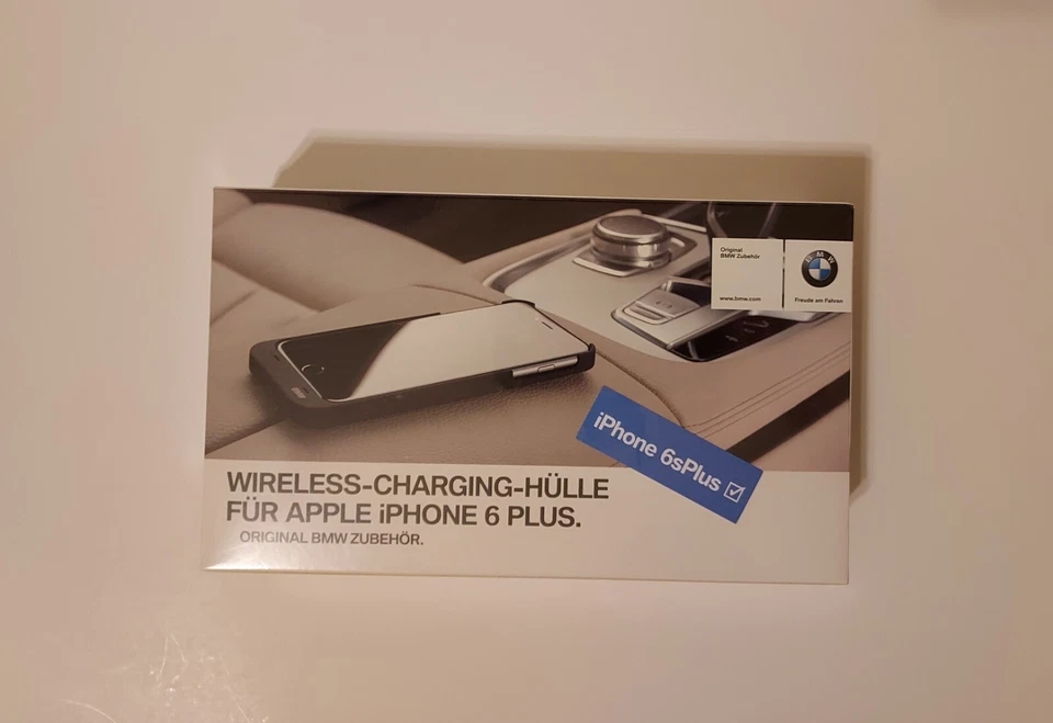 Estuche de carga inalámbrica BMW para Apple iPhone 6 Plus/6sPlus Co 84212449610 Foto 4 de 4