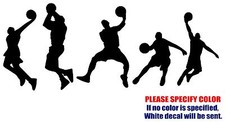 Basketball Player Graphic Die Cut decal sticker Car Truck Boat Window Bumper 12"