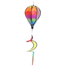 1PC Giant Rainbow Hot Air Balloon Pendant Garden Yard Cloth Decoration