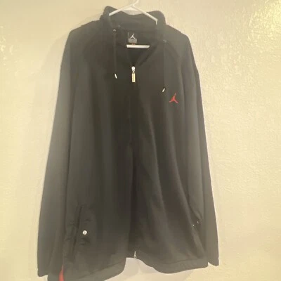 Nike Air Jordan Track Jacket, Black Size 3XL - Image 1 of 4