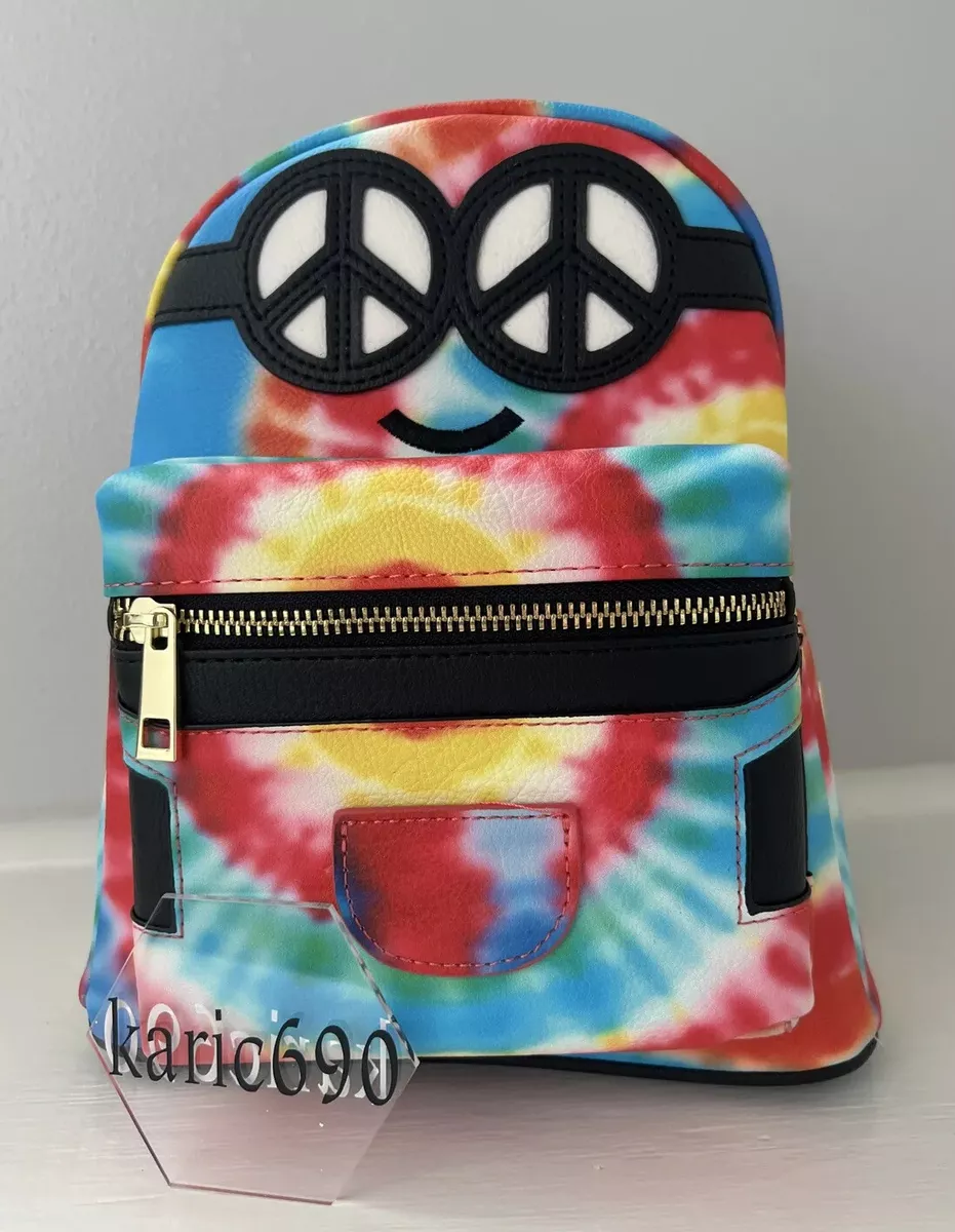 New Minions Artist Series Tie Dye Mini Backpack Boxlunch Exclusive Dispicable Me