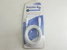 Prolinks 6 Ft 3.5 Mm Plug To Plug Cable Ss0600wg 826139105214