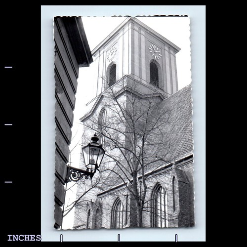 Vintage Photo CHURCH BUILDING CLOCK TOWER eBay