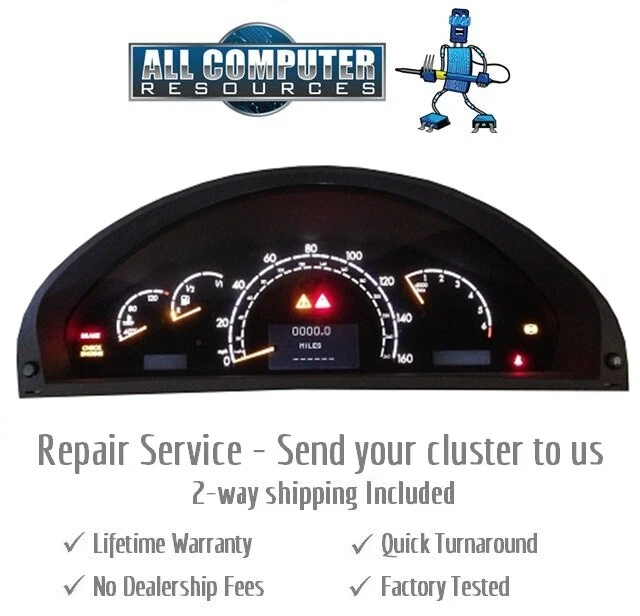 2006 Mercedes W215 CL500 CL55 CL600 Instrument Cluster REPAIR SERVICE - Image 4 of 4