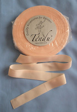 Tendu Pointe Shoe Ribbon Non Slip Matt Nylon 2.5 metres x 25mm Peachy Pink NEW