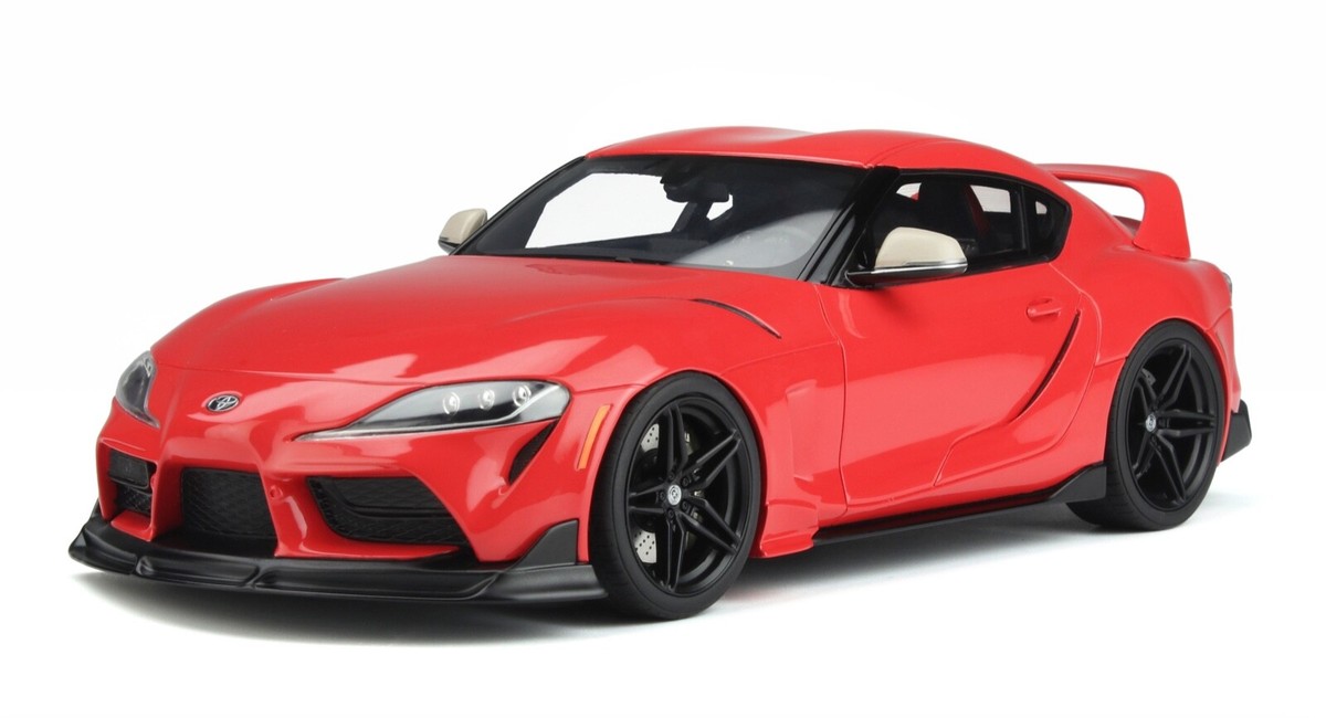 GR Supra ミニカー レッド 1/18 1/18 GT Spirit Toyota Supra GR Heritage Edition 2020 in Red