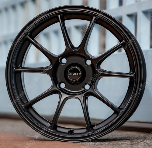 Llantas de aleación 15" SR-9 para Renault Clio Kangoo Megane Twingo 4x100 negras - Imagen 4 de 6