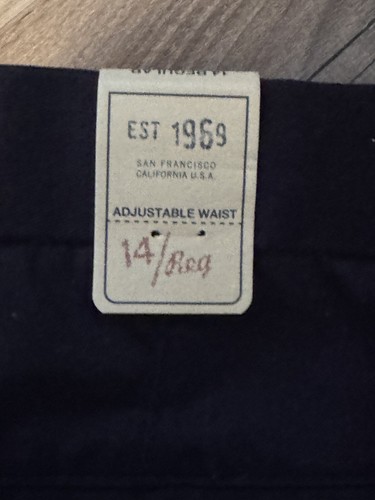 Gap Girls Uniform Khaki Pants Sz 14 New Navy Blue - Picture 2 of 2