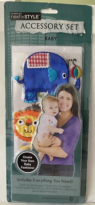 Fashion Art Next Style Baby Accessory Set Baby Iron-on Applique Kit