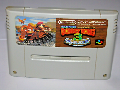 Jeu SUPER DONKEY KONG 2 - Version Japon Super Famicom (SFC) - Import Japon - Bon état