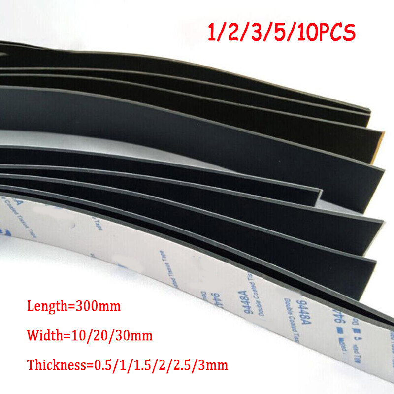 300mm Self-Adhesive Silicone Rubber Strip Anti-Slip Seal Gasket for DIY