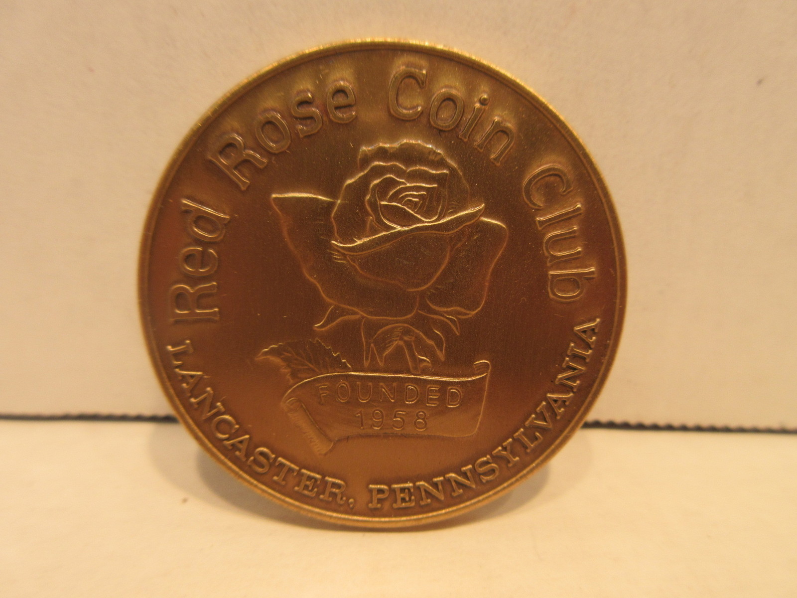 Red Rose Coin Club Medallion Electrified Trolley 100th Anniversary ...