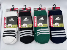 NEW 2 PAIR PACK ADIDAS CLIMALITE CUSHIONED COMPRESSION BASEBALL SOCKS SIZE 13C-4