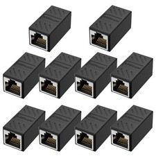 RJ45 Coupler Ethernet Coupler Inline Coupler for Cat8/Cat7/Cat6/Cat5e 1000Mbp...