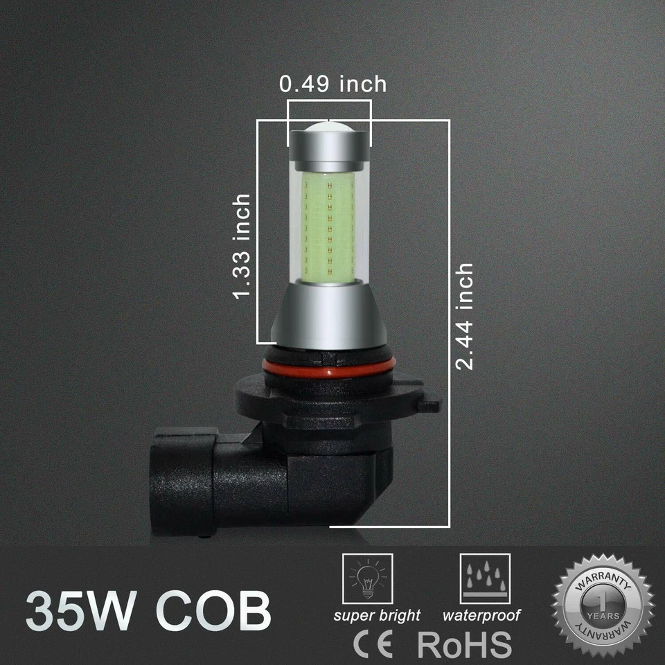 Alla Lighting 9006 LED Driving Fog Light,Luxury Yellow Get Noticed,5-star Review - Image 4 of 4