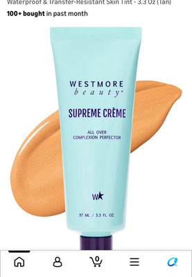 Westmore Beauty Supreme Crème All-Over CC Cream Tan Waterproof 3.3 fl oz