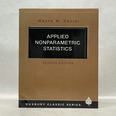Wayne W Daniel / APPLIED NONPARAMETRIC STATISTICS 1990 2nd Edition