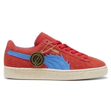 PUMA Mens' Suede One Piece Sneakers - Buggy Red/Blue/White