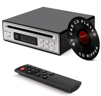 Tovlroy CDA-A6 HiFi CD Player Bluetooth CD Ripper USB AUX Optical w/Remote