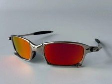 Oakley Juliet Polished X-Metal Sunglasses Fire Iridium Lens New Rare