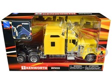 KENWORTH W900 TRUCK TRACTOR YELLOW 1/32 DIECAST MODEL BY NEW RAY SS-53073