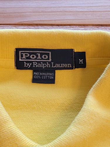 Polo Ralph Lauren Herren Polo Medium Gelb 100% Baumwolle - Bild 3 von 8