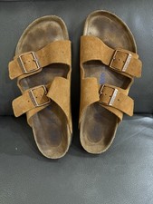 Birkenstock Arizona Mink Suede Leather Soft Footbed Sandals-Select Size