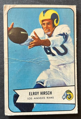 Elroy Hirsch #32 1954 Bowman card