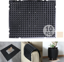 10 Pack Cat Scat Mat with Spikes - 13x16" Humane Pet Deterrent for Garden Home