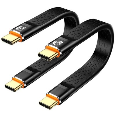 USB C Kabel Kurz 240W 40Gbps Datenladung 8K Video kompatibel mit Thunderbolt